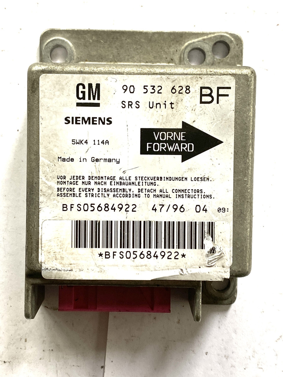 Електронний блок керування opel corsa b 90532628 BF / 90532628bf, фото 1