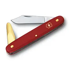 Садовий ніж Victorinox Vx39110 Red 100 мм, 2 функції, нейлон