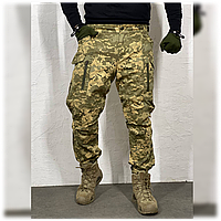 Тактические штаны мужские ВСУ стандарт НАТО (46-54р) Летние военные брюки камуфляж светлый пиксель MAR
