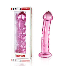 Скляний фалоімітатор Glass Romance 7.5" Pink