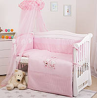 Постельный комплект 8 эл Twins Evo Кот и пес 4073-A-104, pink, розовый