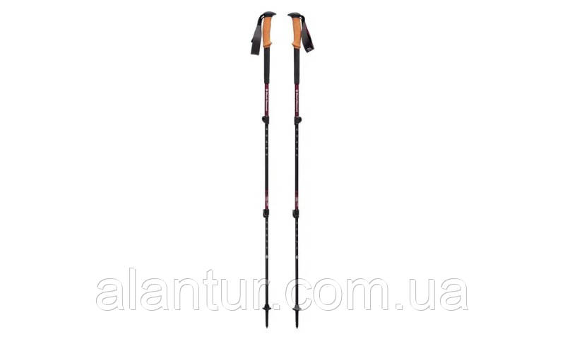 Трекінгові палиці Black Diamond Women's Trail Cork, 3 секції, 100-125 см, Чорний, фото 1