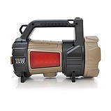 Ліхтар переносний GS910, 4 режими, вбудований акум, корпус пластмас, роз'єм USB+micro, Box, фото 2