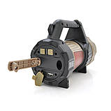 Ліхтар переносний GS910, 4 режими, вбудований акум, корпус пластмас, роз'єм USB+micro, Box, фото 3