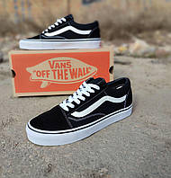 Vans Old Skool Black / White кеды кроссовки черно-белые унисекс 41- 44,5 р 2023