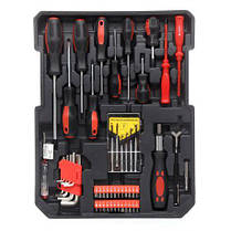 Набір ключів 188 елементів Kraft Dele KD314 Алюмінієвий футляр, фото 5