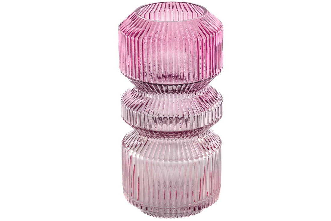 Ваза скляна Colors 25см, колір - різнокольорова ТОВАР ВІД ВИРОБНИКА