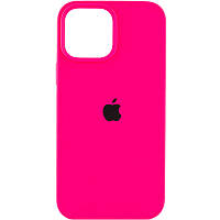 Чехол для Apple iPhone 14 Plus (6.7"") - Silicone Case Full Protective (AA) Розовый / Barbie pink