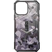 Противоударный чехол для iPhone 14 Pro Max - UAG Pathfinder with MagSafe Camo, серый