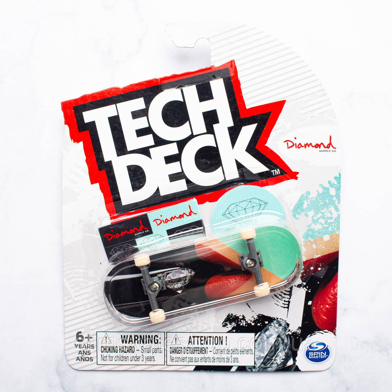Фінгерборд Tech Deck 32 мм Diamond Supply Co Skateboards Red Lips