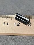 Шерл камінь натуральний. Чорний турмалін натуральний 16,8*6 мм., фото 3
