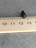 Шерл камінь натуральний. Чорний турмалін натуральний 16,8*6 мм., фото 4