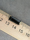 Шерл камінь натуральний. Чорний турмалін натуральний 16,8*6 мм., фото 5