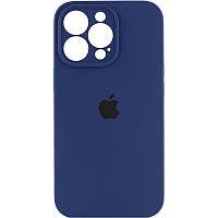 Чехол для Apple iPhone 14 Pro Max (6.7"") - Silicone Case Full Camera Protective (AA) Синий / Deep navy