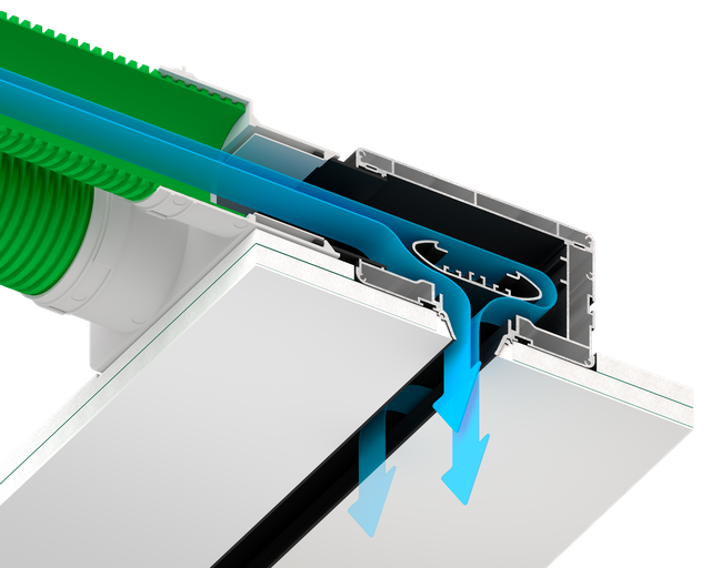 Щілинний дифузор в Черкасах від компанії "LUX Profile".