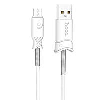 Кабель Hoco X24 Pisces charging data cable for Micro White