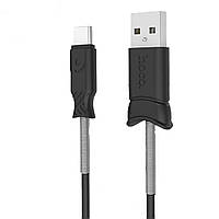 Кабель Hoco X24 Pisces charging data cable for Type-C Black