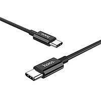 Кабель Hoco X23 Skilled type-c to type-c charging data cable Black