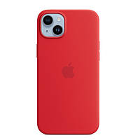 Чехол Silicone Case with MagSafe (без анимации) iPhone 14 Plus Red