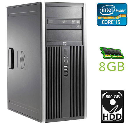 ПК HP Compaq Elite 8300/Core i5-2500 4 ядра по 3.3 GHz / 8 B DDR3 / 500 GB HDD / HD Graphics 2000 / 320 W / DVD-RW, фото 1