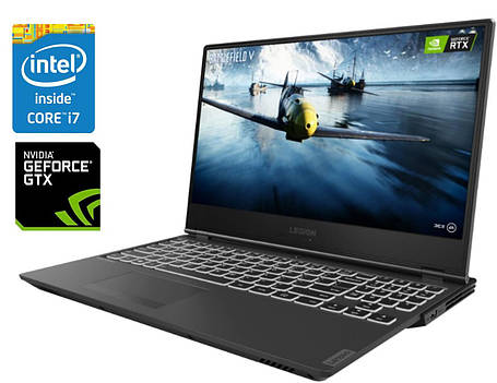 Игр.ноутбук Lenovo Y540-15IRH/15.6"/Core i7 6ядер 2.6GHz/16GB DDR4/256GB SSD+2TB HDD/GeForce GTX 1660Ti/Win10, фото 2