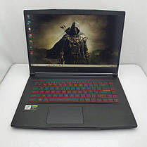 Игр.ноутбук MSI GF63 10SC/15.6"/Core i5 6 ядер 2.5GHz/16GB DDR4/256GB SSD+2TB HDD/GeForce GTX 1650 Max-Q/Win10, фото 2