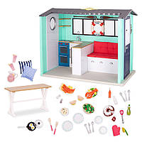 Игровой набор Our Generation Пляжный дом с аксессуарами BD37980Z, World-of-Toys