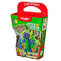 Масса для лепки Paulinda Super Dough Cool Dragon Дракон синий PL-081378-16, World-of-Toys