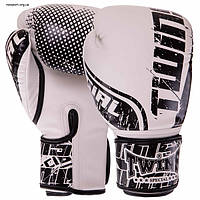 Перчатки боксерские PU на липучке TWINS FBGVS12-TW7 Черный-белый 10 унции