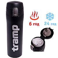 Термос Tramp 0.45 л черный матовый TRC-107-black