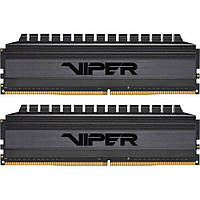 Модуль памяти для компьютера DDR4 16GB (2x8GB) 3200 MHz Viper 4 Blackout Patriot (PVB416G320C6K)