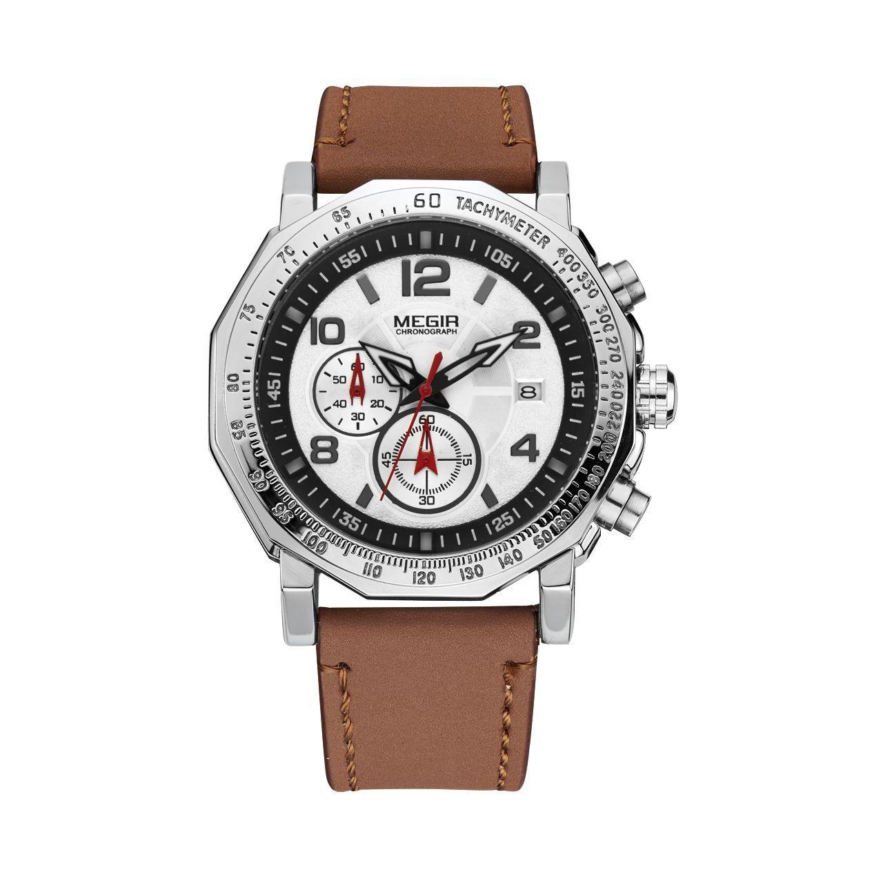 Часы Megir Silver Brown MG2048 (ML2048GBN-1N7) — Купить Недорого на ...