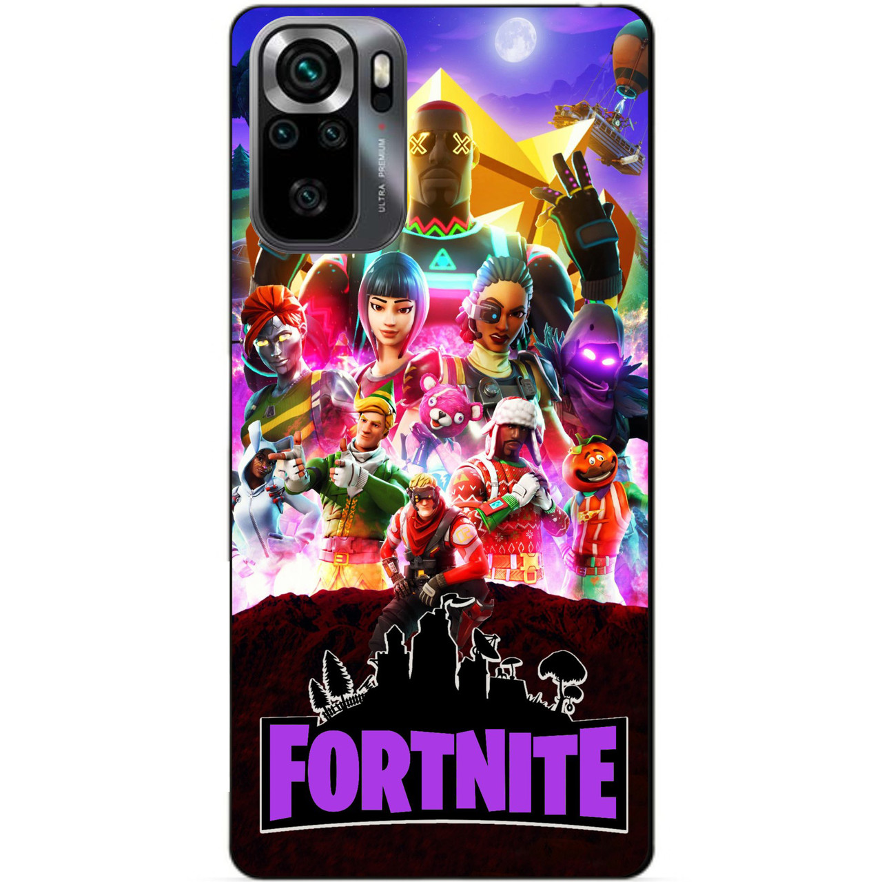 Силіконовий бампер чохол для Xiaomi Poco M5s з малюнком Fortnite