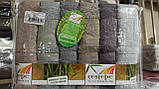 Рушник махровий CESTEPE Bamboo Aymira 50х90 (Туреччина) упаковка 6 шт., фото 3