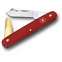 Садовий ніж Victorinox Budding Combi 2 3.9140 Red 100 мм, 3 функ. (блістер)