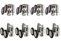 Комплект роликов для душевых кабин (СКЛ2003+СКЛ2005) 4+4 26 мм Нержавейка