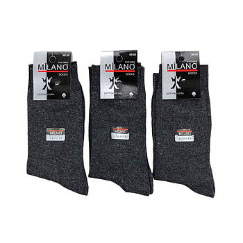 Чоловічі бавовняні високі шкарпетки Milano 40-45