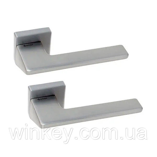 Ручки міжкімнатні SYSTEM TARA RO11 матовий хром, фото 1