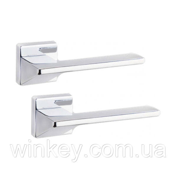 Ручки міжкімнатні SYSTEM TARA RO11 хром, фото 1