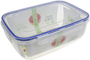 Контейнер для харч. прод. пласт. "Bager" Cook&Lock 2300мл №BG-503/31148(24)