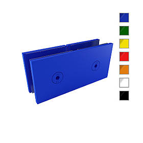 ODF-01-18-20 Кріплення скла 180 градусів (через отвори), кольорове