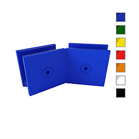 ODF-01-23-20 З'єднувач для скла з регулюванням кута, кольоровий