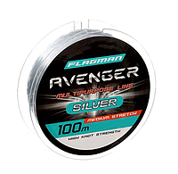 Рыболовная леска флагман Flagman Avenger Silver Line 0.20 - 0.50мм (Леска 100м для рыбалки)