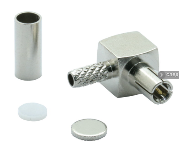 Разъем TS9 Male угловой под кабель RG174, LMR-100, RG316 (ID#1783561610 ...