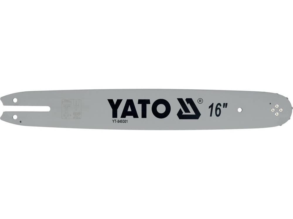 Шина напрямна тип G ланцюгової пили YATO 16" 55 яч. для ланцюга YT-849529