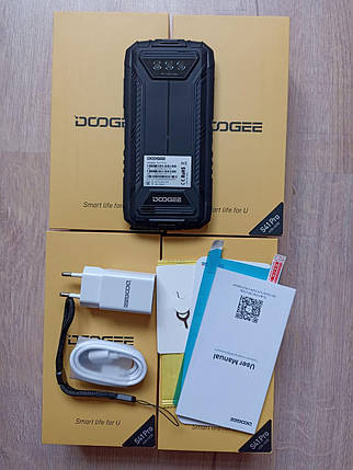 Захищений Смартфон DOOGEE S41 Pro black 4\32gb 6300mAh 5.5" IPS Android 12 NFC Новинка, фото 3
