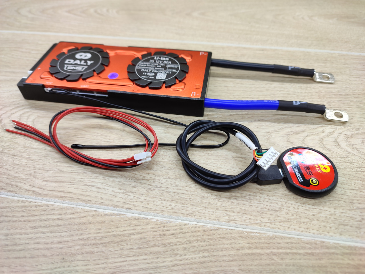 Smart BMS контролер Daly Li-ion 3S 12 вольтів 80A з Bluetooth