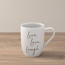 Кружка "Live Love Laugh" Statement Villeroy & Boch