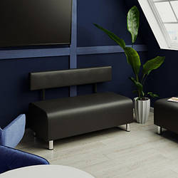 Диван Басі для зони очікування салону краси, офісу, кабінетів