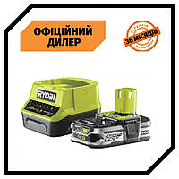 Зарядное устройство и аккумулятор RYOBI RC18120-125 ONE (18 В, 2.5 А/ч) Топ 3776563